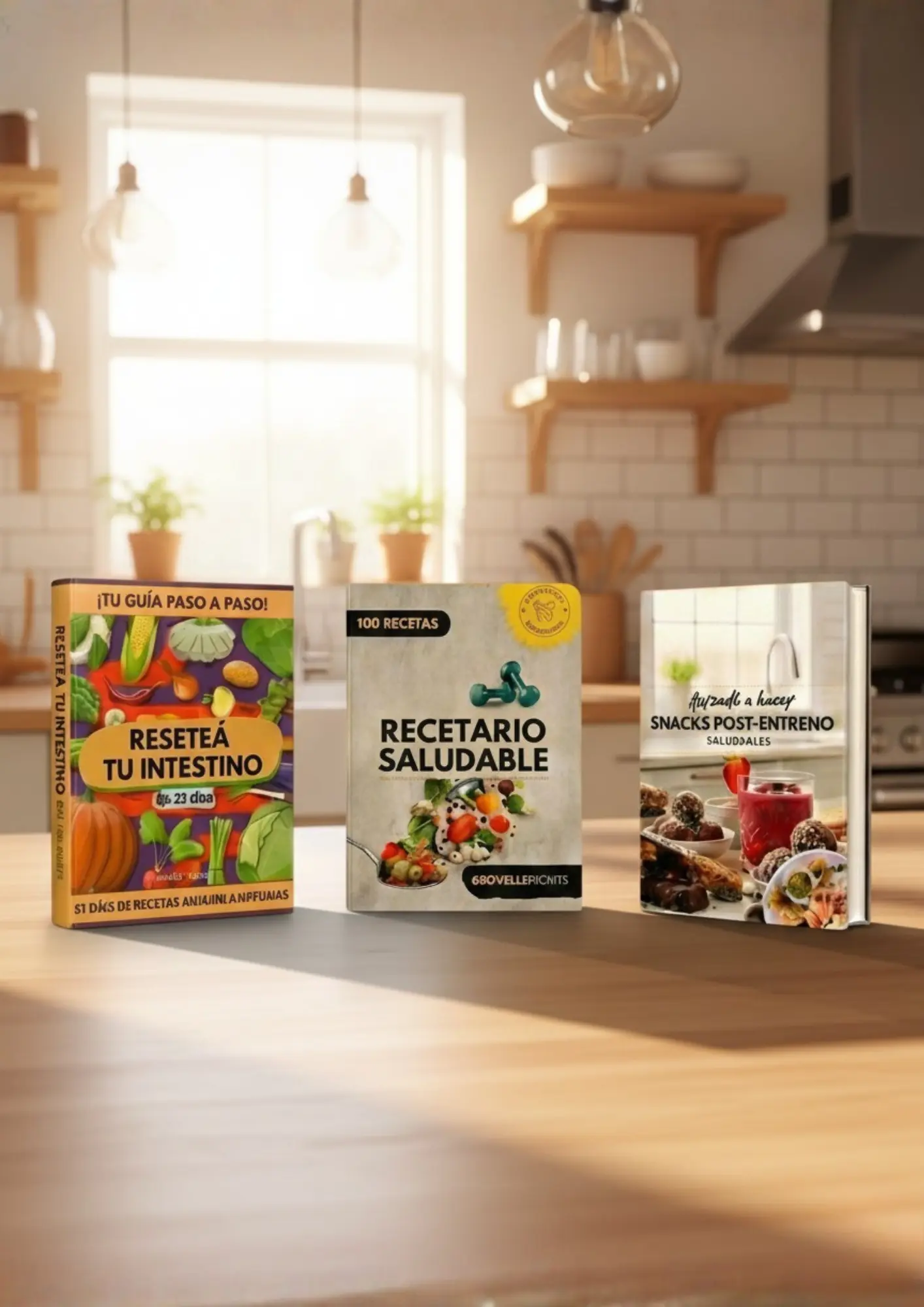 Recetario Pack Premium: 3 Recetarios + Planner semanal - Belu Mont